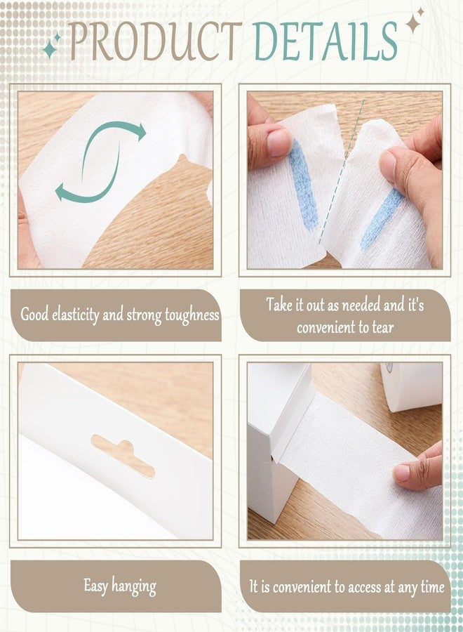 مارسبارك، ٥ لفات من شرائط ورقية للرقبة مع موزع معلق، لوازم حلاقة احترافية، شريط ورقي مطاطي للرقبة، أداة ملحقة لتصفيف الشعر في صالونات الحلاقة - Image 5